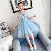 Aisha Princess Dress Female Frozen Summer Girls Dress Summer thin Aisha childrens summer dress summer skirt