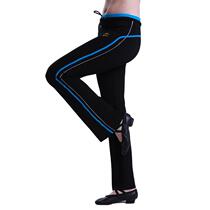 Dance pants aerobics under flared pants sports fitness pants modern square dance practice clothing 26092