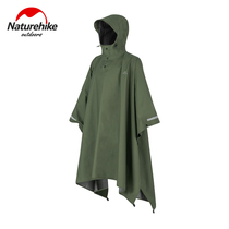 Naturehike Miseren Cloak Raincoat Adult Outdoor Camping Hiking Waterproof and Breathable Poncho Men and Women Tide Coats