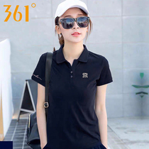 361 sports short sleeve T-shirt female summer 2021 new casual breathable polo shirt 361 Degree lapel half sleeve top female