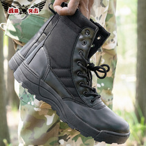 Spring Breathable Zipper High Help Combat Boots Military Fan Training Boots Outdoor Tactical Land War Climbing For Training Boots Boot Army Boots