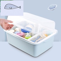 Container bottle box baby tableware milk powder large supplementary bowl finishing box dry drain supplementary Bowl