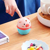 Cartoon toothpick barrel automatically pops toothpick box home living room fashion toothpick launcher toothpick bucket press type