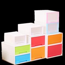 Single-layer drawer storage cabinet plastic storage box free combination locker childrens wardrobe multi-layer Treasure cabinet