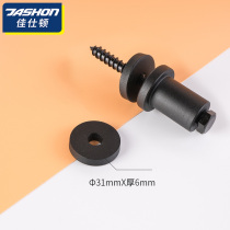 Barn door hanging rail screw pipe clamp door accessories lengthy self-tapping screw expansion screw spray frosted gasket