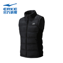Hongxing Erke brand mens autumn and winter new training and running mens stand-up collar cotton coat vest jacket top