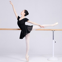 Adult tutu Summer female teacher Gymnastics dance Big child art examination Aerial yoga body one-piece practice suit