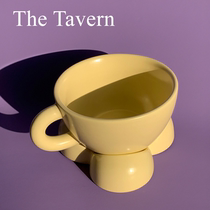 TheTavern X elwll Series collaboration close oggetti Ceramic Puffy Bubble Cup and Saucer Set