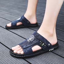 Men Sandals 2021 New Summer Non-slip Soft Bottom Slippers male Chains Leisure beach Dual-use outdoor cool Drag