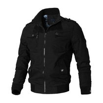 Mens Big Code Coats Spring Casual Trends Han Edition Handsome and Fitted Jacket Jacket Cotton fan Jacket Tide