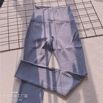 European and American ceiling brand LU Jinkmin hips plastic explosion antibacterial hundred dry dried nine-point yoga pants