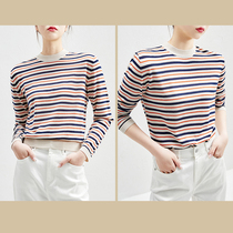 Jung Mei (ZZ0322750) spring and summer passurin 16 pin 120 ` S fine-spun wool striped knit cardigan