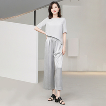Rong Mei Xia Yi first appeared to knock heavy gentle straight body stretch heavy crepe silk dress box top T-shirt