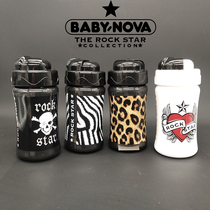 GERMANY ROCK STAR BABY CHILDRENs STRAW CUP BABY WATER CUP POT KINDERGARTEN ANTI-CHOKING ANTI-DROP PORTABLE BAO WEN