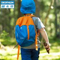 Decathlon flagship store childrens backpack backpack mens outdoor leisure womens travel bag kindergarten school bag KIDD