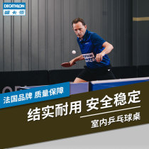 Decathlon indoor standard table tennis table home folding company table tennis table with wheels IVE3