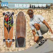 Decathlon carver land surfboard professional skateboard long board dayu11 board carved sliding brush street IVS2