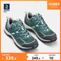 Decathlon flagship store official outdoor hiking shoes womens non-slip waterproof sneakers spring and summer breathable hiking shoes ODS