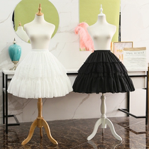 Skirt violent short daily lolita miss miss fish bone prop Super pennolita adjustable 55cm lining