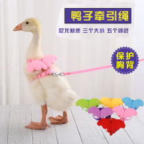 Change pet clothes walking duck rope walking cat rope pet supplies Net red Cole duck equipment chest strap type traction rope