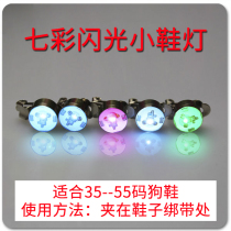 Mr. Four-hooves pet dog shoes anti-drop shoes lights flashing long non-dazzling lights easy to clip straps for use