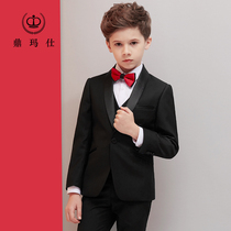 Childrens suit suit suit boy flower girl dress handsome middle and big child Korean piano performance suit child suit coat