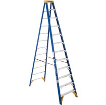 American WERNER stable FRP one-sided herringbone ladder OBEL12 insulated twelve-step ladder safety ladder