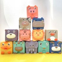 Baby soft rubber building blocks can bite 6-12 months baby toys 1-3 years old childrens puzzle early education relief building blocks