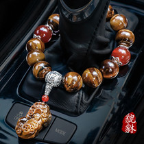 Car gear beads high-end jewelry interior accessories Ping an Buddha beads car Pendulum car gear lever decoration supplies
