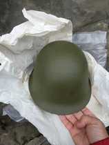 Military fans collect old inventory GK80A steel helmet Pure steel department tactical steel helmet 80 helmet Y-belt