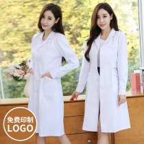 Nurse clothing summer short sleeve female hospital White Coat long sleeve doctor clothing pharmacy beauty salon work clothes set thin