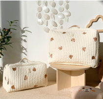South Korea ins mommy bag large capacity mother and baby bag baby trolley hanging bag diaper bottle Cross bag mother bag