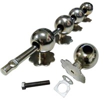 Rural big door bolt retro door buckle old side wood door lock bolt big iron door plug rod thread door latch padlock