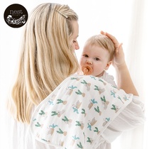  Nest Designs Baby shoulder pads saliva towels baby bibs hiccups spit milk towels anti-overflow milk bamboo cotton bibs