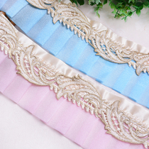 Curtain lace Curtain head lace Skirt Sofa curtain embroidery edge Clothing accessories embroidery