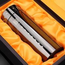 Lao Fengxiang Yun S999 sterling silver inner tank thermos cup health Cup Tea Mens female car high-grade gifts