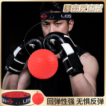 Head-mounted boxing reaction ball Speed ball Decompression boxing ball Boxing magic ball Reaction Dodge training elastic ball