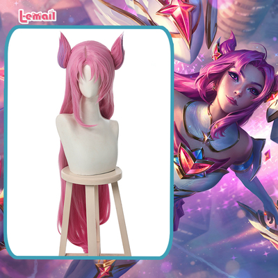 taobao agent Blueberry League of Legends LOL Star Guardian Kasha cos wigs of cow horn shape cosplay fake hair