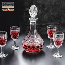 Czech BOHEMIA original imported crystal glass wine wine grape Cup Angela decanter set