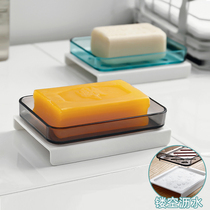 Simple bathroom soap box Creative large drain soap holder rectangular household washing table soap box soap box