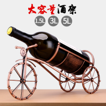 3L5L large wine rack ornaments large capacity wine 3 liters 5 liters red wine display rack wine bottle rack decoration rack