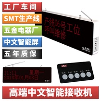 Xunling pager factory logistics warehouse production workshop assembly line SMT quality inspection machine equipment failure alarm