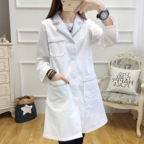 Beauty Suits Summer Short Sleeves Women Beauty Salon Skin Management Nurse Conquerors Big Code Beautician white coat doctor with long sleeves