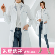 White coat short sleeve dental doctor dental beautician skin management overalls female summer fashion high-end Korean version