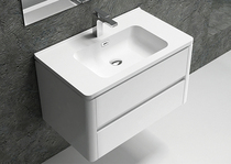 Artificial stone bathroom Bathroom cabinet Single basin Under-counter basin Wash basin Embedded household wash basin Wash basin Large size