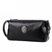 Casual Handbag Mens Hand Grab Bag Large Capacity Fashion Hand Carry Bag Soft Leather Business Fashion Office Bag Hands Grab Bag
