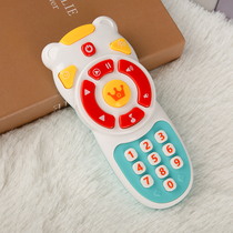 Baby bite music simulation remote control boys and girls baby toddler button phone early education multifunctional toy