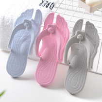 Travel Foldable Slippers Portable Non-Slip Bathroom Seaside Travel sandals Flip-flops Men and Women Light Sandals