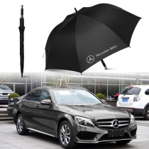 Suitable for Mercedes new E-level on-board A-level long handle umbrella c200L GLC300L upscale original plant with the same custom