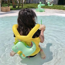 Swimming ring childrens arm floating ring water sleeve vest dinosaur inflatable buoyancy suit portable beginner life jacket equipment